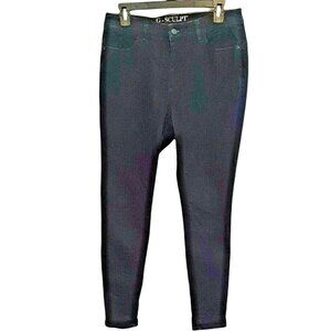 Sz 10 Dark Blue Denim Skinny Jeans G by Giuliana G-Sculpt Pacific Wash HSN